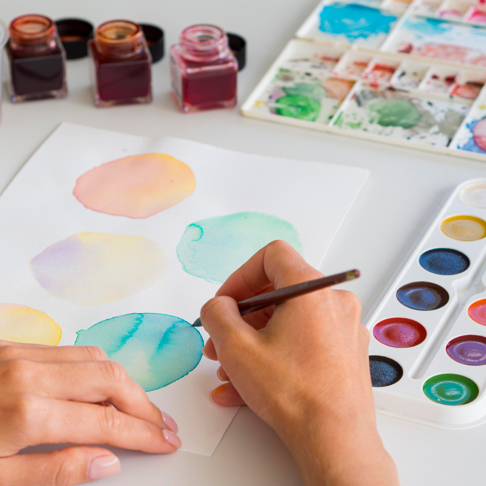 Cours d'aquarelle en direct par visio — L'Atelier du 34